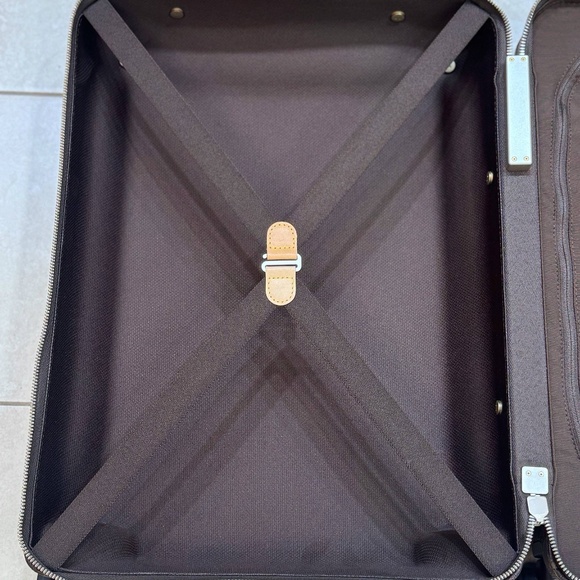 Authentic Louis Vuitton Horizon 50 Monogram Eclipse Suitcase Brown M13768 Luggag - Picture 10 of 16